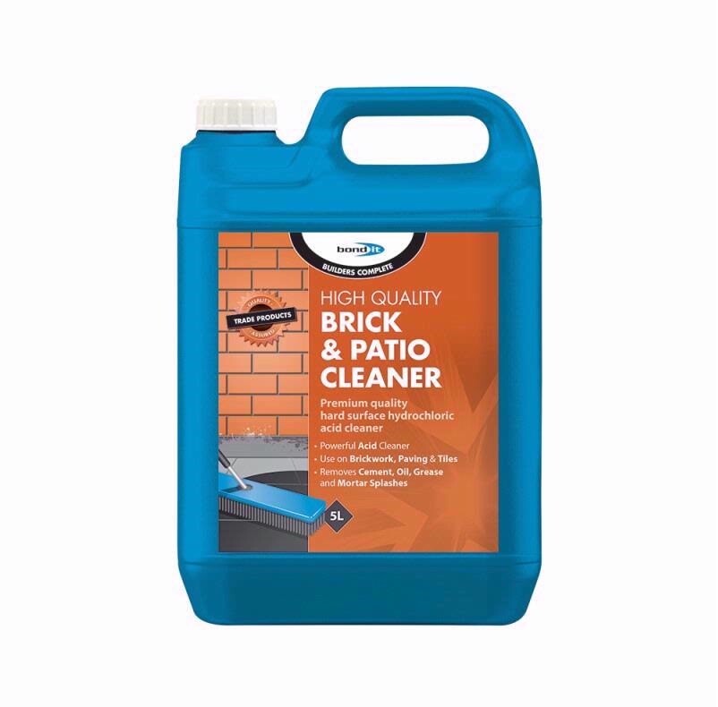 5 Litre BRICK PATIO CLEANER ACID CEMENT CONCRETE GARAGE WAREHOUSE OIL