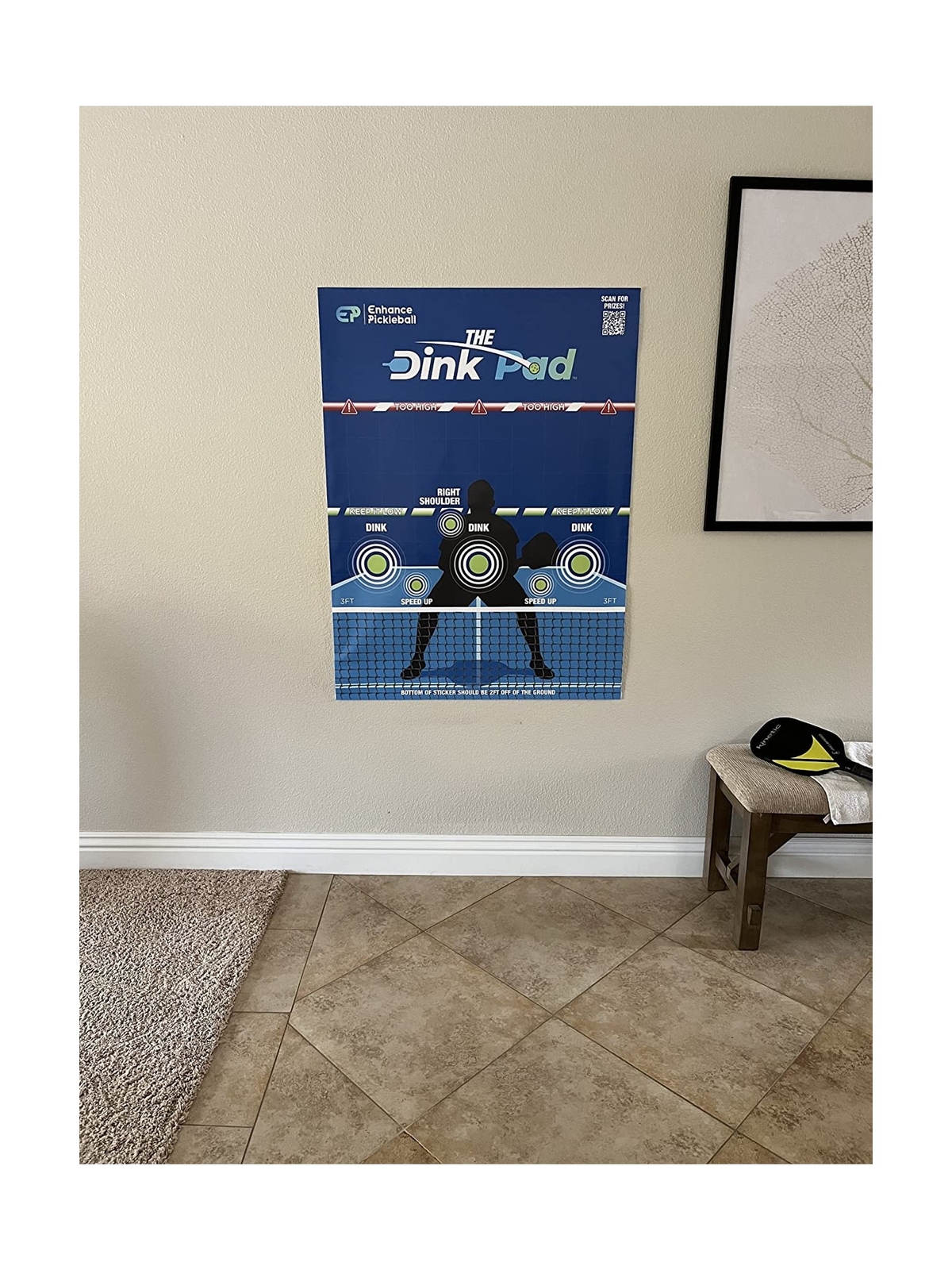 The Official Dink Pad By Enhance Pickleball Pickleball Rebounder