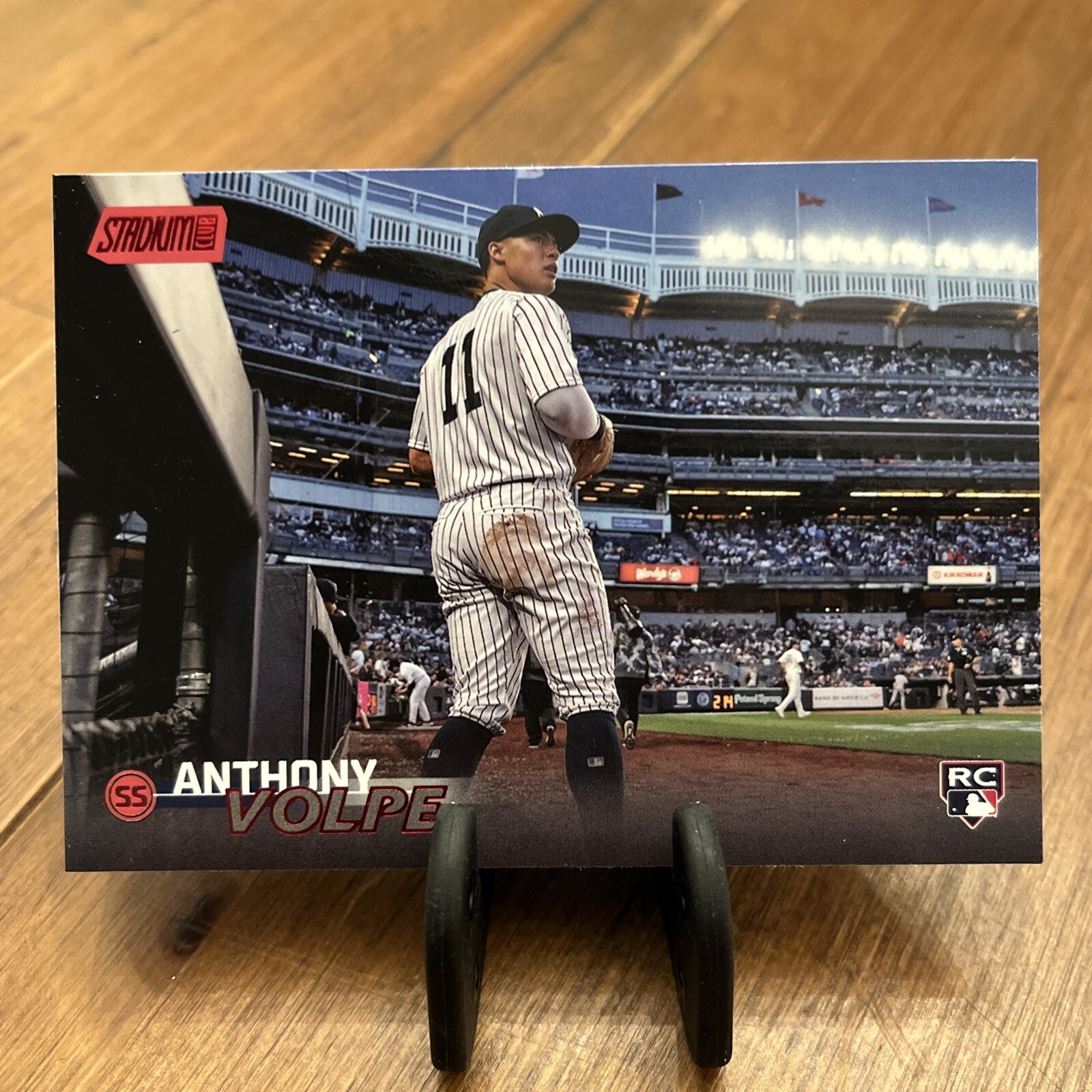 2023 Topps Stadium Club Anthony Volpe RC Rookie Red Foil Parallel Yankees #191