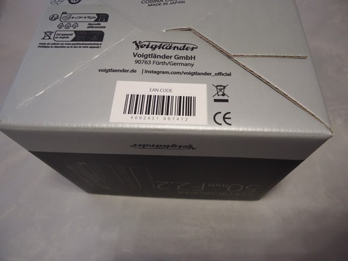 Voigtlander VM-Mount 50mm F2.2 COLOR-SKOPAR, for Leica, Silver *BRAND NEW* - Picture 3 of 4