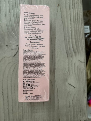 Liaison Hair Bond Revive Shampoo 250ml/8.4 Fl. Oz. Sealed - Picture 3 of 6