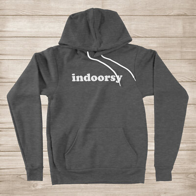 Indoorsy Hoodie Sweater Indoors Homebody Cute Gifts for Introverts