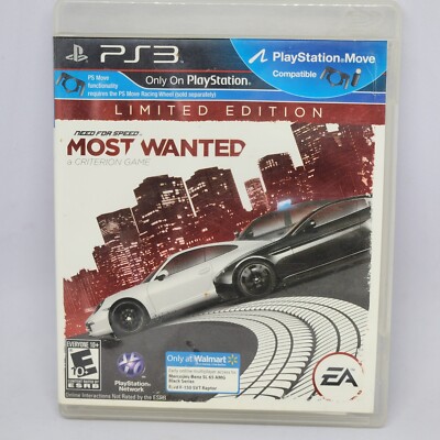 Need for Speed: Most Wanted -- Limited Edition (Sony PlayStation 3, 2012)
