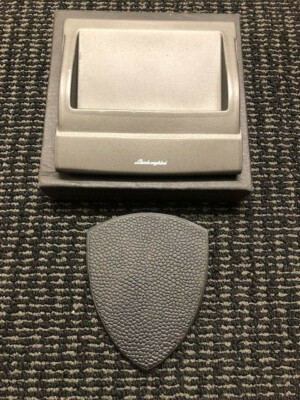 Lamborghini card holder and coaster
