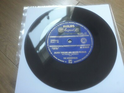 The Springfields AUSTRALIAN 7'' Silver Threads and Golden Needles Dusty 1962