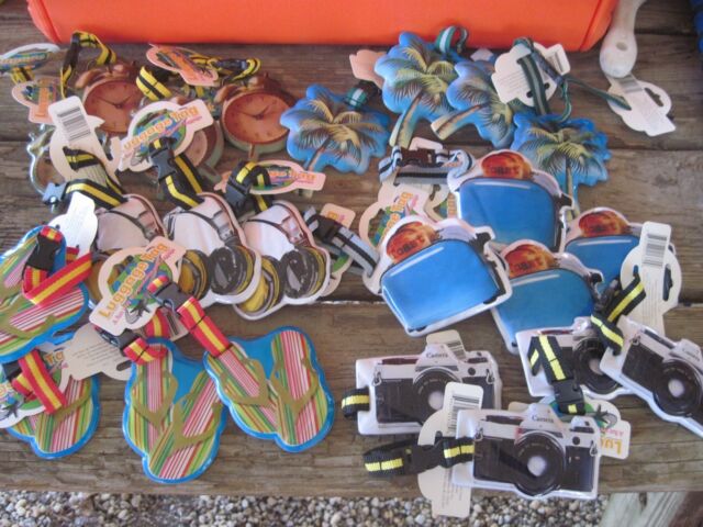 23 New Plastic Luggage Tags 6 Cute Designs Great Accessory for Group Trips 23 New Plastic Luggage Tags 6 Cute Designs Great Accessory for Group Trips