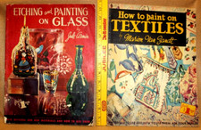 How to paint on TEXTILES by Marion Van Zandt  Etching Painting on Glass J Armin