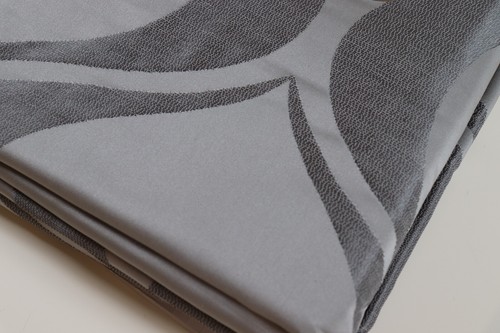 NEXT OGEE GEO JACQUARD EYELET FULLY LINED CURTAINS - GREY 46X54" / 117X137CM - Picture 13 of 18