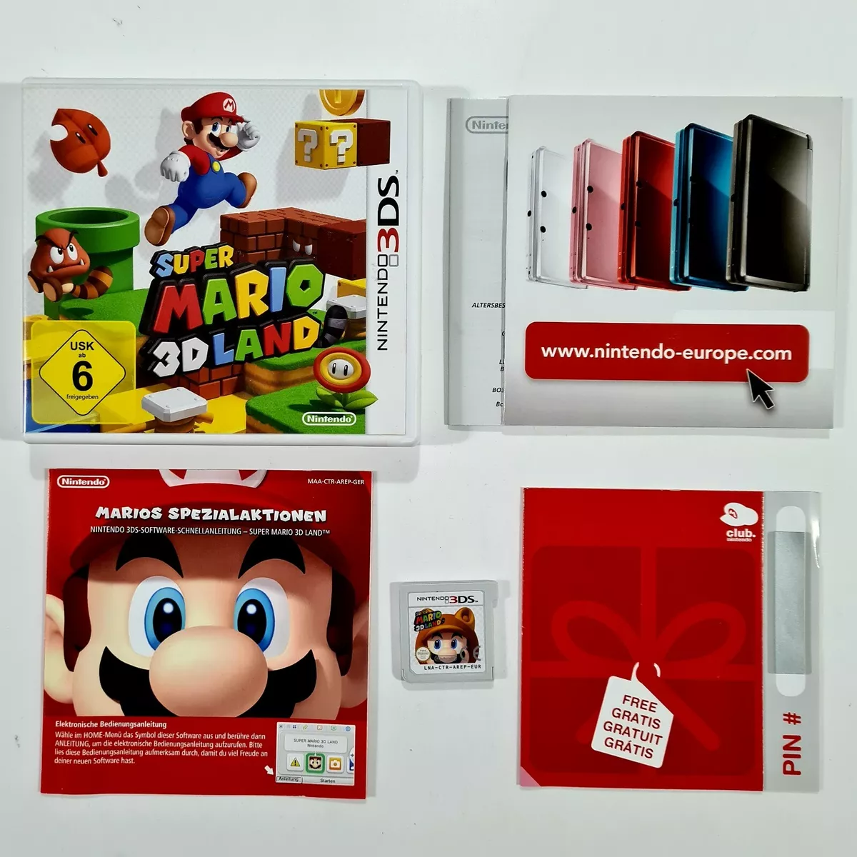 Nintendo 3DS 2DS Game Super Mario 3D Land Dt N Run Adventure