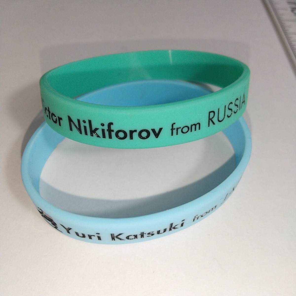 A77234 Yuri on Ice Rubber band Yuuri Katsuki + Victor Nikiforov | eBay