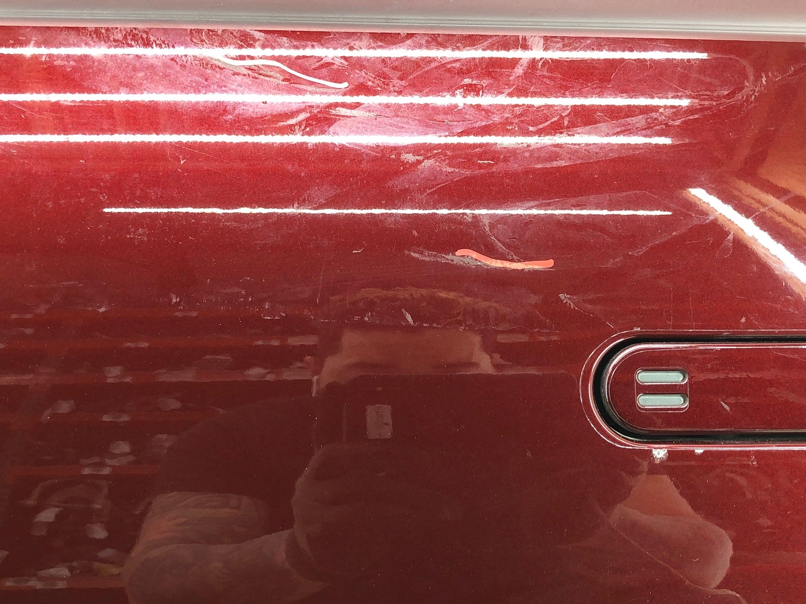 2020-2023 ASTON MARTIN VANTAGE ROADSTER LEFT FRONT DOOR SHELL CRIMSON (6075AM)