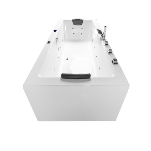 Basera® BASIC Indoor Whirlpool Badewanne Naxos 190 x 90 cm mit 16 Massagedüse... - Bild 3 von 9