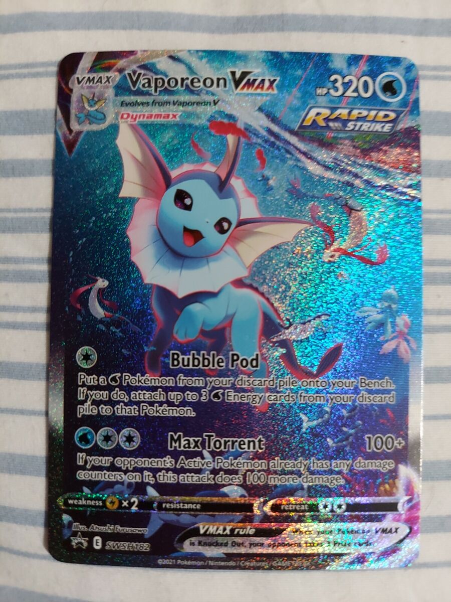 Carta Pokémon Vaporeon Vmax Promo Original Copag