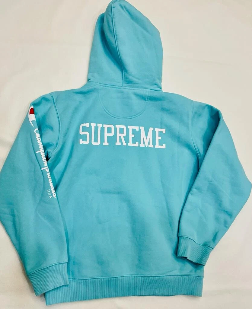 Fremsyn skæg Plante træer Supreme x champion men&#039;s hoodie light green in L | eBay