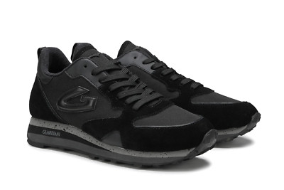 Alberto Guardiani Sneaker WEN 040010 Wildleder und Stoff schwarz