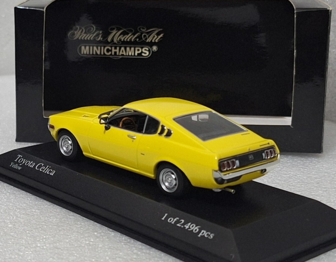 Toyota Celica Liftback 1975 Yellow 1:43 Minichamps 400166470