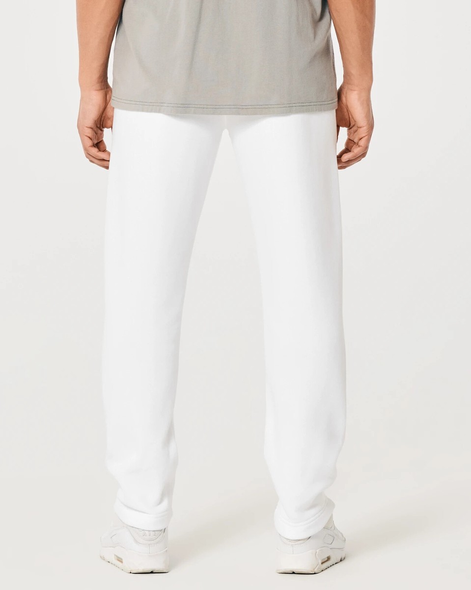 [LOW CLASSIC] / ☆ 24FW Lc SOFT SWEATPANTS / WHITE Hollister Men's Super Soft Fleece Straight Leg Logo