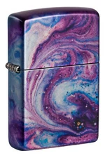 Zippo Universe Astro Design Tumbled Chrome 540 Fusion Windproof Pocket Lighte...