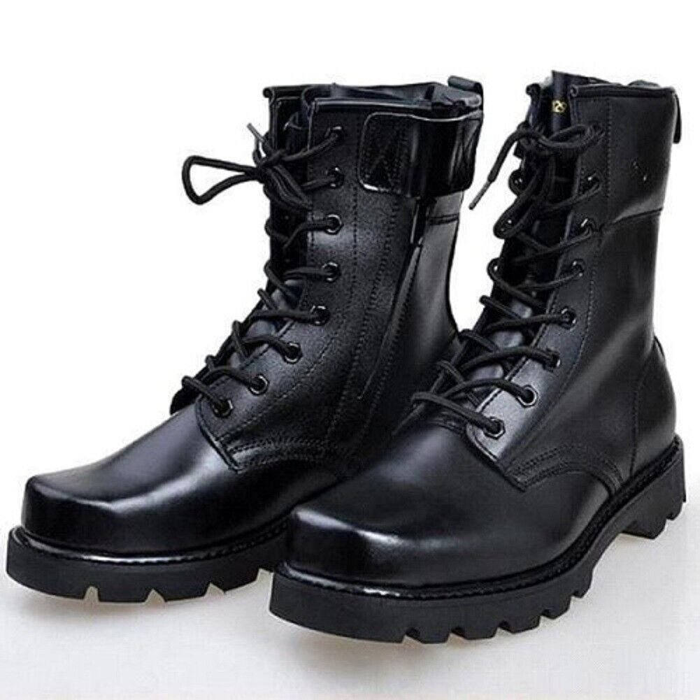 Black Military Combat Boots