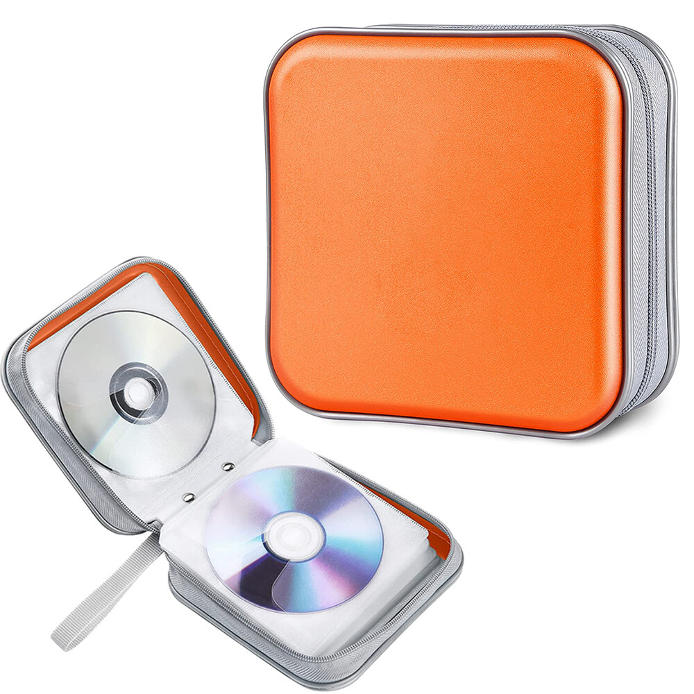 BIGBANGSOLのCDとCDケースセット 34 Capacity CD Case for Car Home Travel Portable CD Case Holder