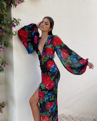 Rat & Boa Ferreira Dress XS Floral