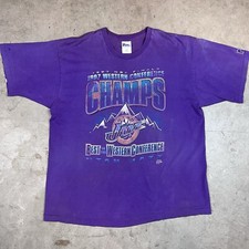 Vintage 90s Utah Jazz 1997 Western Conference Champions Shirt Single Stitch XXL