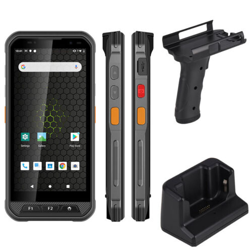 4G LTE 2D Barcode Scanner Logistics PDA Android Phone Rugged Mobile V9S Unlocked - Afbeelding 1 van 12