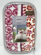 Bed Bath & Beyond Anthology Luella Euro Sham Embroidered Flowers New Old Stock