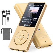Lecteur MP3 de 32 Go avec Bluetooth 5.3 ultra léger 30 grammes jusqu'à 80 heu...