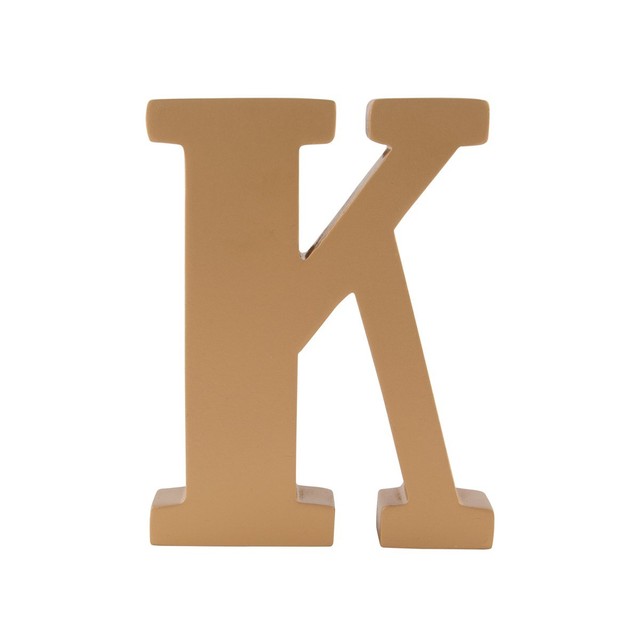 Sass Belle Gold Wooden Letter M Standing Spell 3d Alphabet