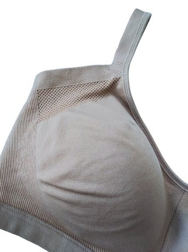 Warners Simply Perfect Beige Nude Tan Wireless Bra RM3911A Large NEW NWT - Picture 5 of 12