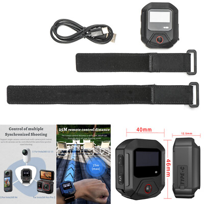 Bluetooth 5.0 GPS Smart Remote Controller for Insta360 X4/X5/ACE PRO 2/GO3S