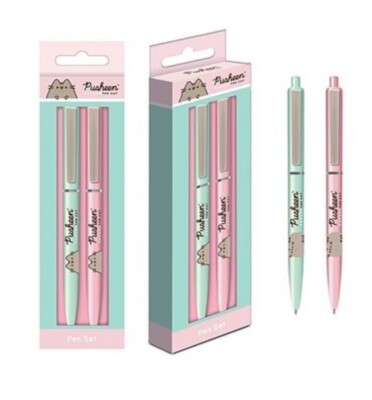 PUSHEEN 2 STIFT SET BIRO KUGELSCHREIBER