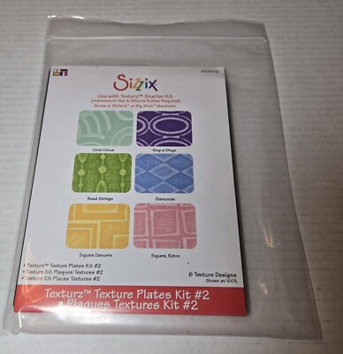 Sizzix Texturz Texture Plates Kit #2. #654779. Bigkick, Big Shot ...