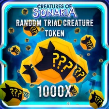 x1000 Random Trial Creature Tokens | Creatures Of Sonaria | COS | Roblox | Cheap