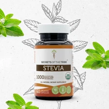 Secrets Of The Tribe Stevia Capsules, 500 mg