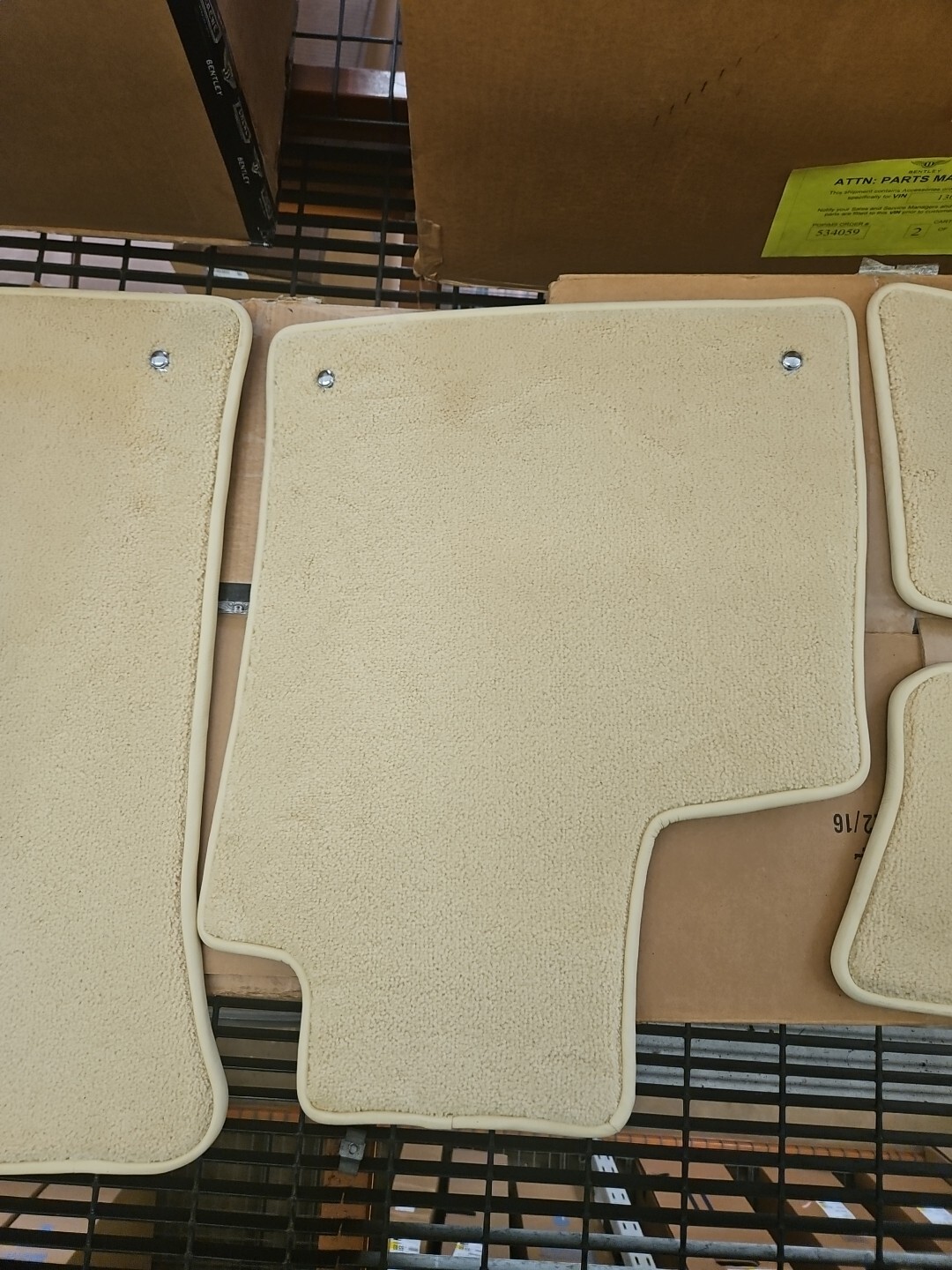 BENTLEY-1 SET FOOT MATS MAGNOLIA (3W1863691AGAA8)