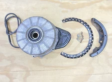 1986 OEM HONDA FOURTRAX 250 TRX250 Rear Brake Drum Panel Hub Plate & Guard Set