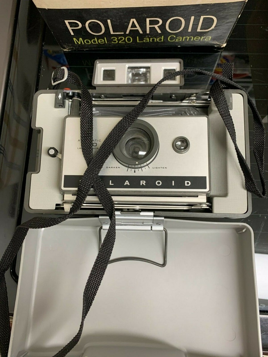 その他 POLAROID LAND CAMERA MODEL320 Vintage Polaroid Automatic 320 Land Camera w/ Flash & Case