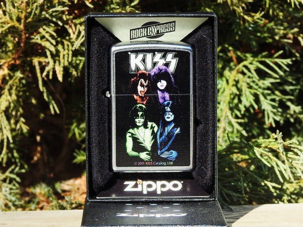 Zippo Lighter - KISS - Paul Stanley - Gene Simmons - Rock