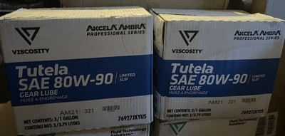 VISCOSITY TUTELA Gear Lube SAE 80W-90 - 1gal Container 6 Gallons Available