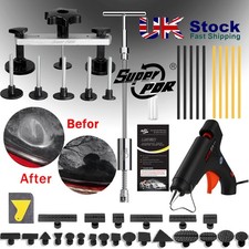 Auto Dent Repair Kit Slide Hammer Glue Gun Puller Tabs for Easy Car Dent Removal