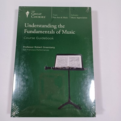 Great Courses: Understanding The Fundamentals Of Music DVD  + Transcript Book