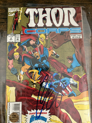Marvel Thor Corps #4 Comic Book Signed By Chris Hemsworth