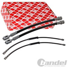 4x FEBI BREMSSCHLAUCH VORNE + HINTEN passend für VW PASSAT B6 VARIANT B7