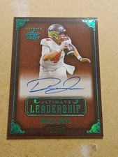 2022 Ultimate Leaf Draft Ultimate Leadership Green Auto /25 Bailey Zappe UL-BZ1
