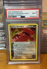 Team Magma's Groudon 9/95 Ex Team Magma vs Team Aqua Holo PSA 8 Swirl🌀 New Cert on eBay