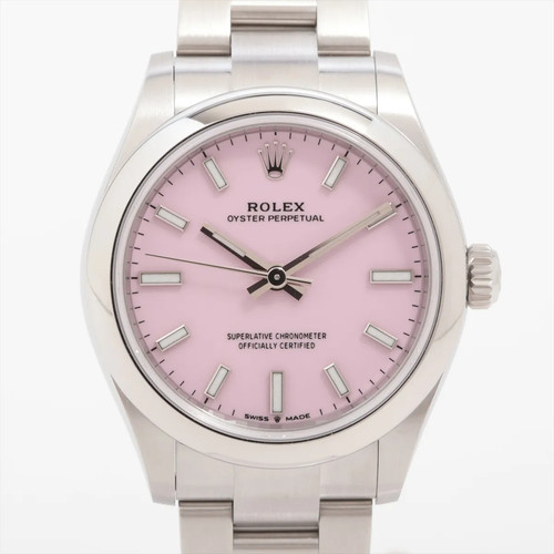 Rolex Oyster Perpetual 31 277200 SS SS AT Pink-Face 1 Extra Link