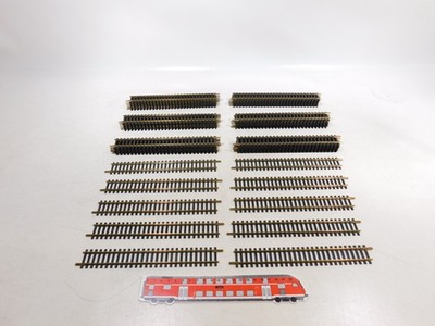 Fleischmann Model Track H0 DC 40x 1700 Track Piece 204 Mm Mint #EI309-1