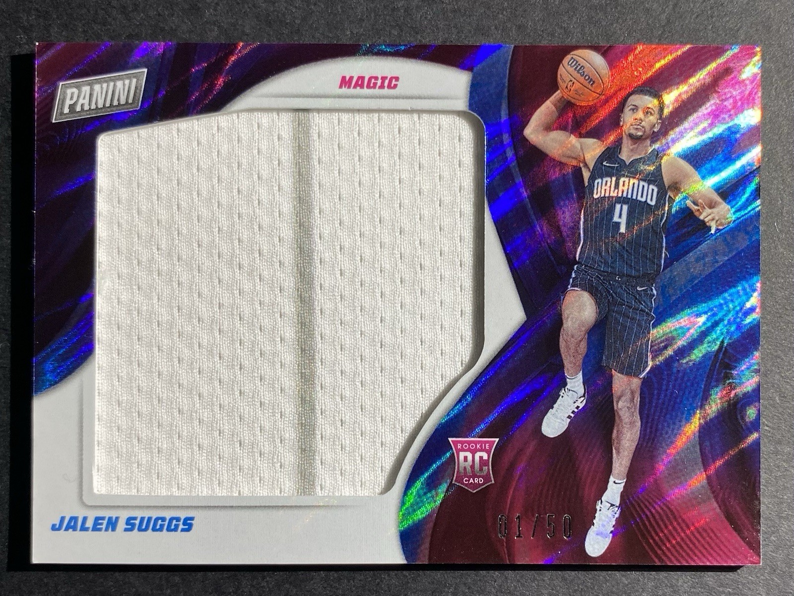 2021-22 Panini Player of the Day #JS Jalen Suggs Lava Rookie Patch #1/50 RC